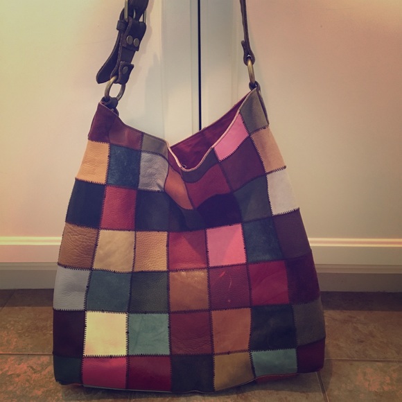 lucky brand patchwork bag