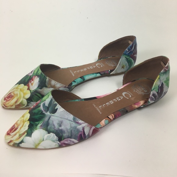 Jeffrey Campbell Shoes Jeffrey Campbell In Love Floral Flats Poshmark