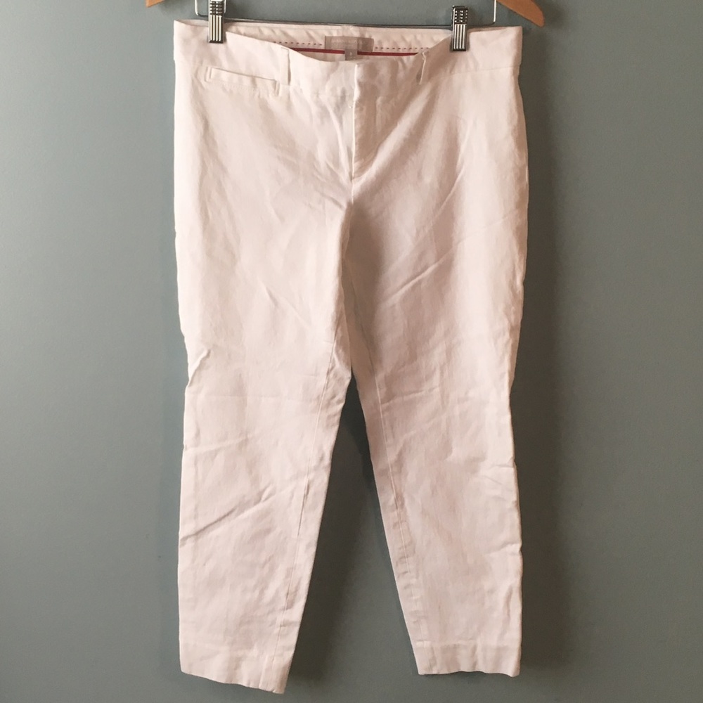 Banana Republic White Capri Lightweight Jeans
