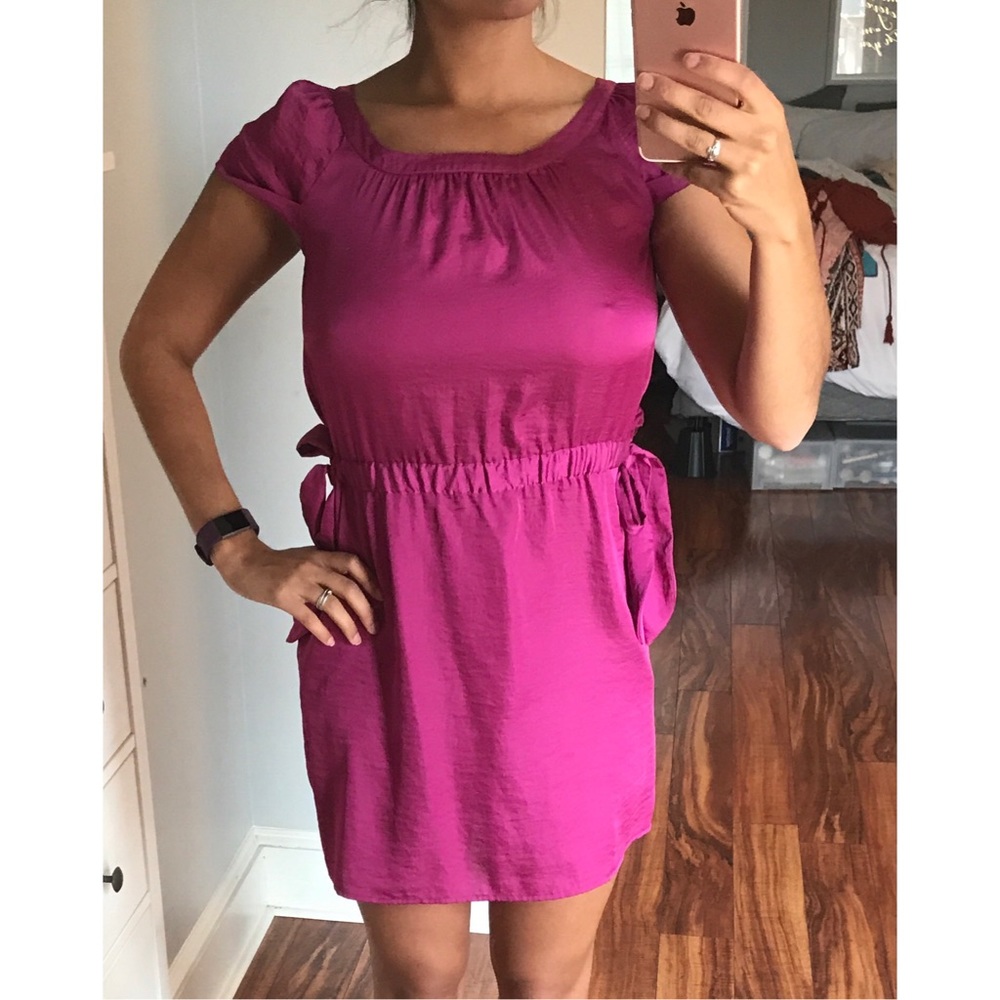 Banana Republic fuchsia dress