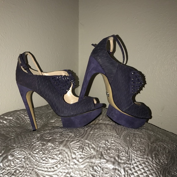 ABS Allen Schwartz purple heels - Picture 2 of 3