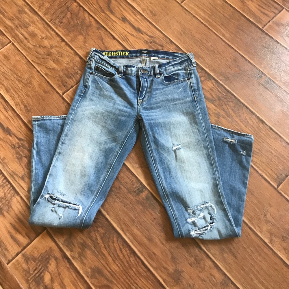 J.Crew Matchstick Jeans with Stretch Size 28s
