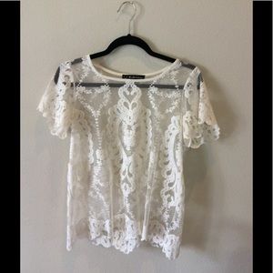 For love and lemons vienna blouse