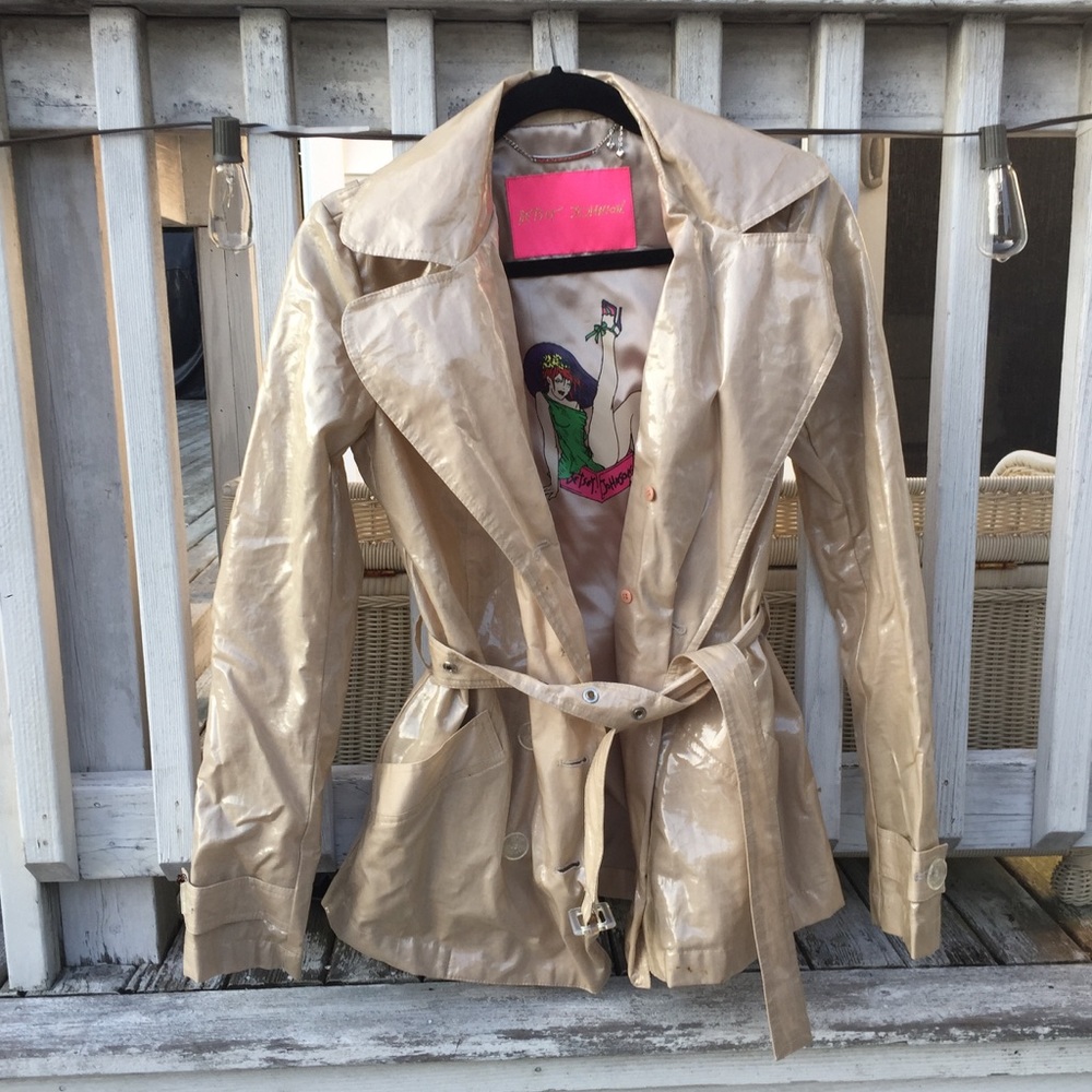 BETSEY JOHNSON Trench/Rain Coat!