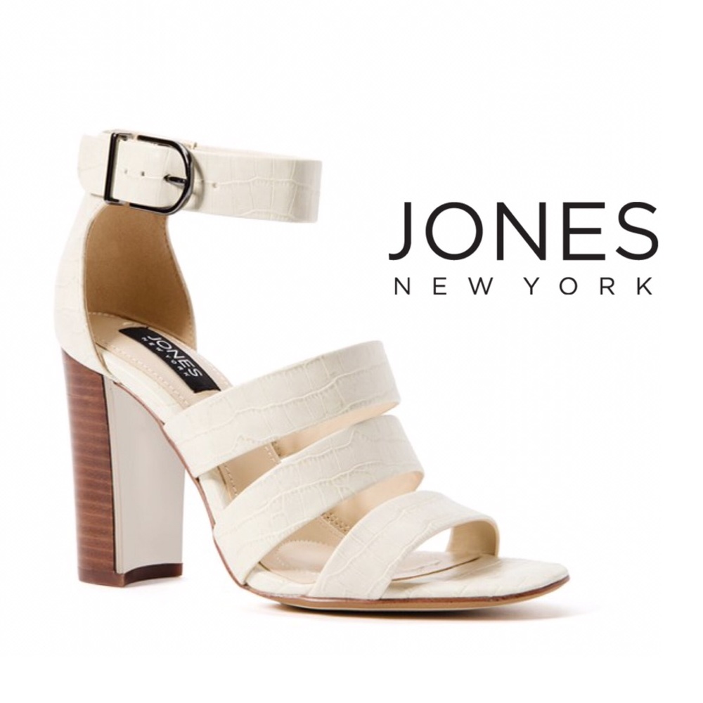 RELISTING SIZE 9.5 Jones New York | Croc Heeled Sandal - Picture 4 of 8
