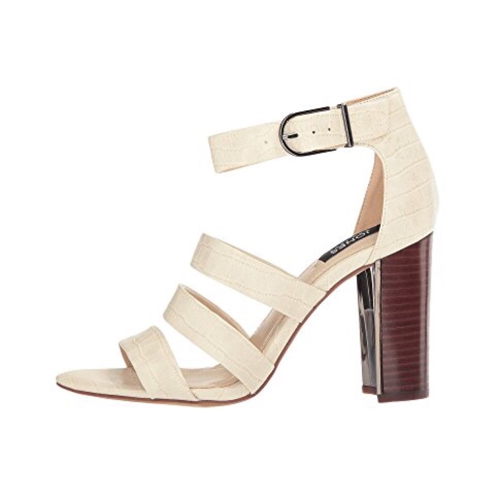 RELISTING SIZE 9.5 Jones New York | Croc Heeled Sandal - Picture 6 of 8