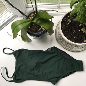 JOLYN Pine Green one piece swimsuit