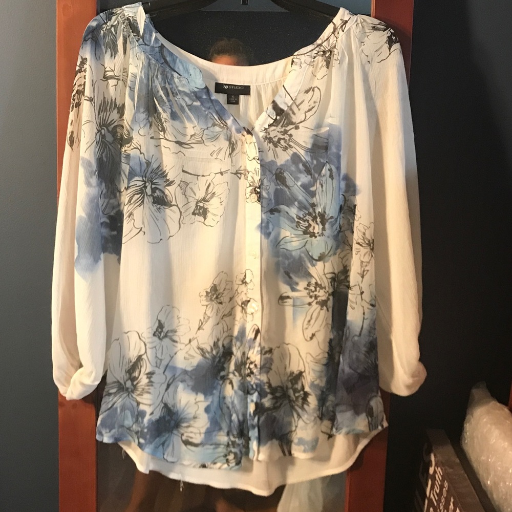 Flowy sheer top