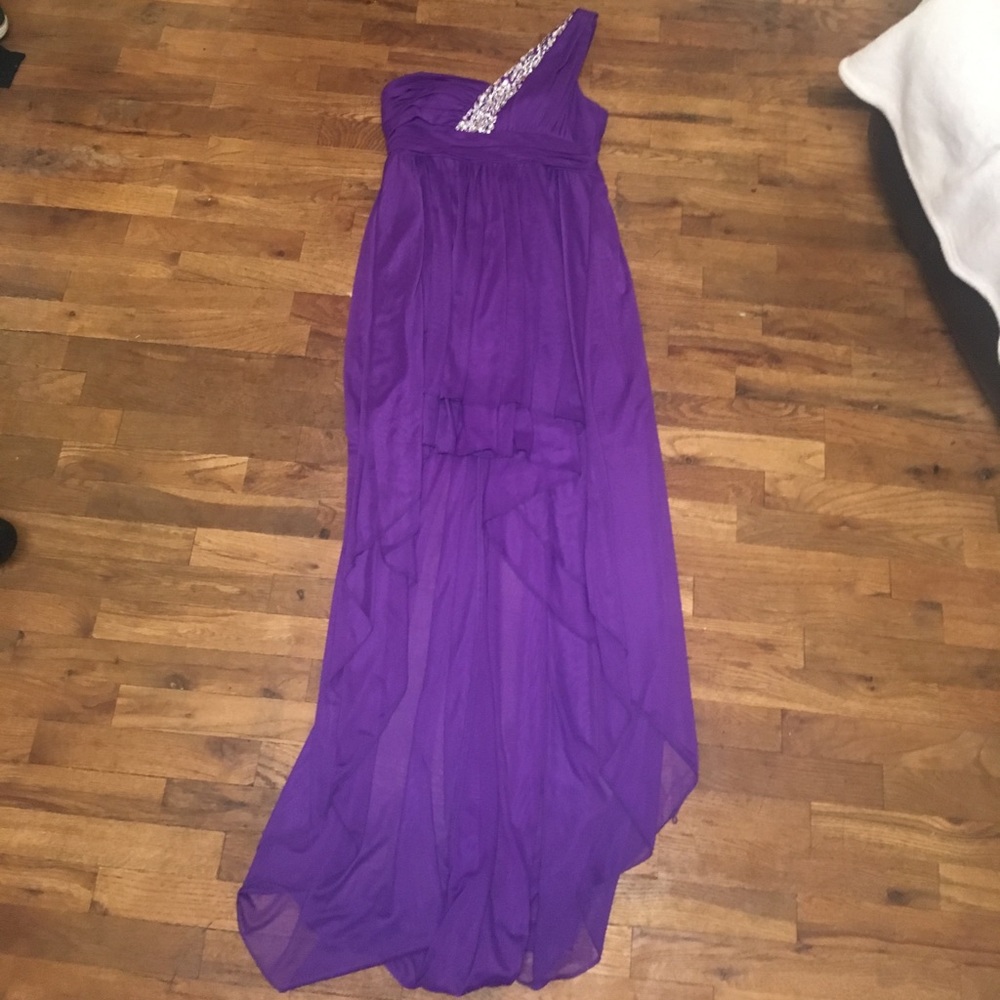 A purple dress