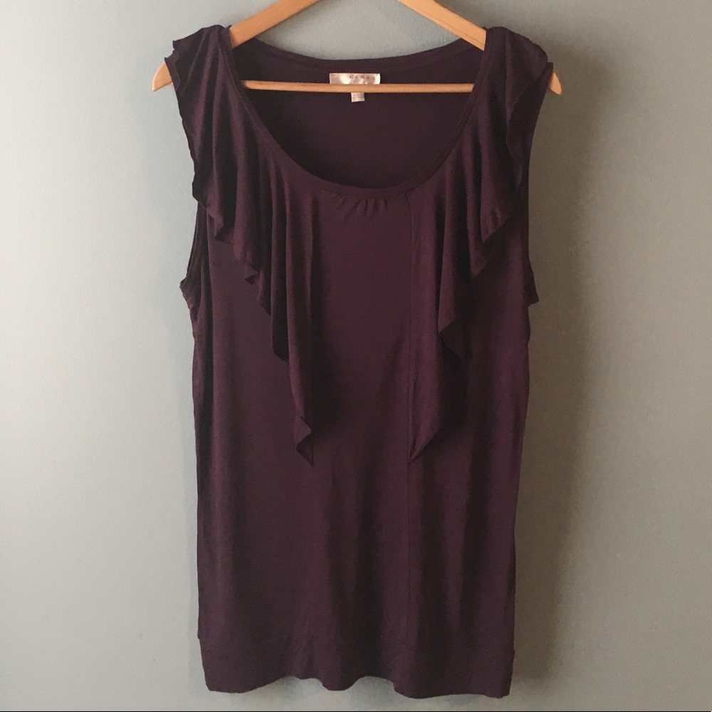 KENAR Plum Cascade Tank