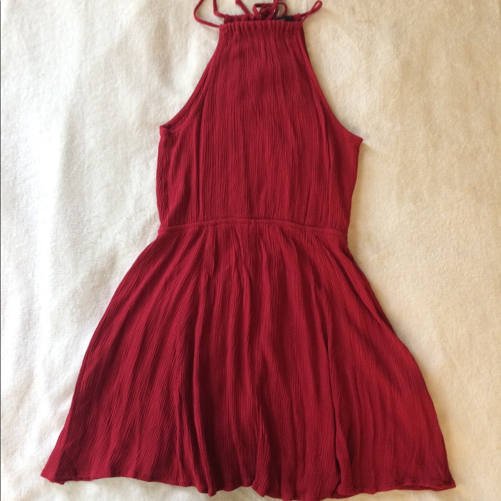 Red Forever XXI Dress | Adjustable Neckline