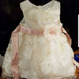 Ivory flower girl dress