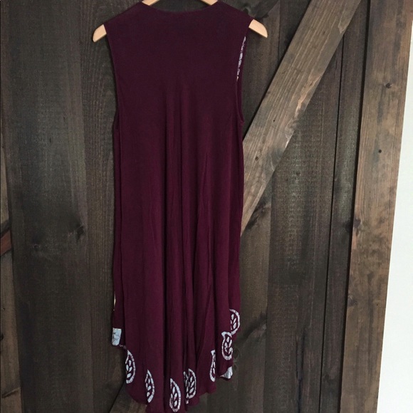 Tie dye embroidered flowy sundress - Picture 2 of 5