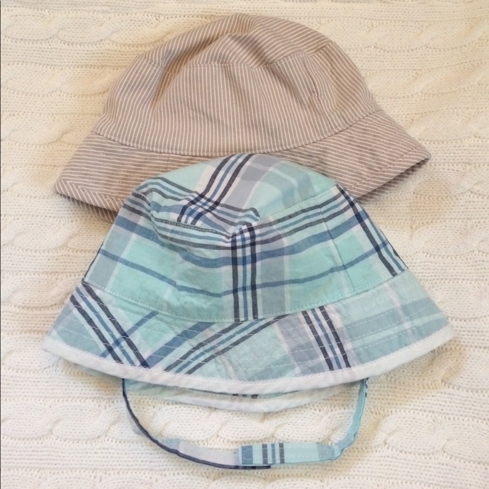 Two Janie & Jack sun hats