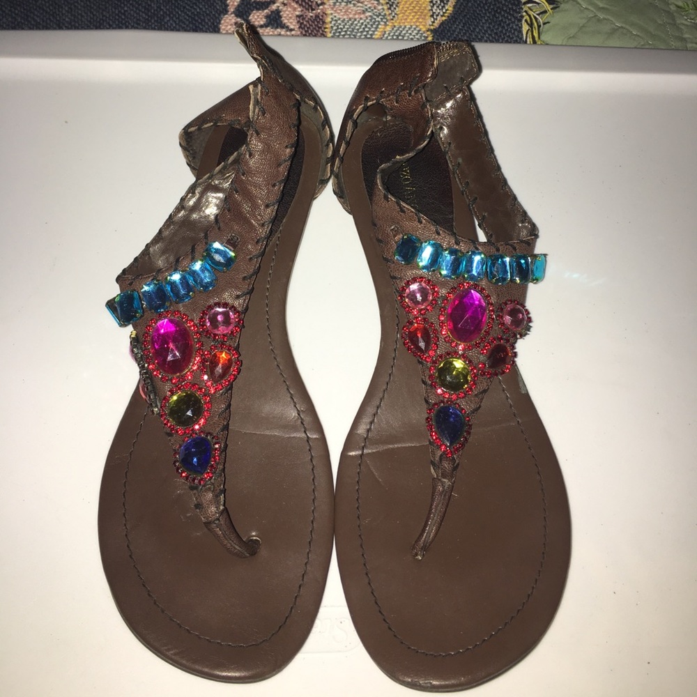 Enzo angiolini embellished sandals