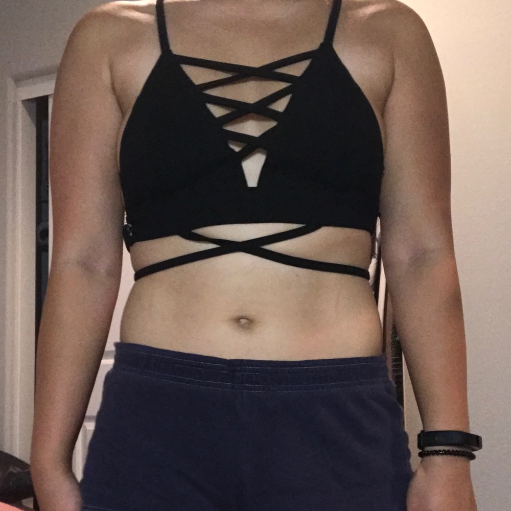 Cross-Cross Crop Top