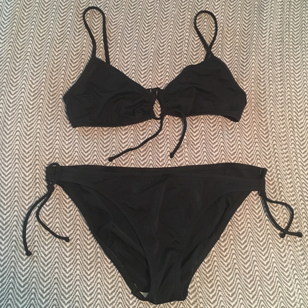 NWOT J. Crew Black Bikini