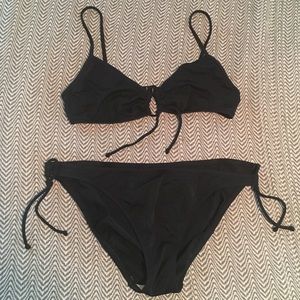 NWOT J. Crew Black Bikini