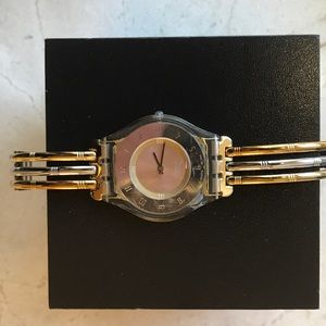 Swatch skinny bangle watch