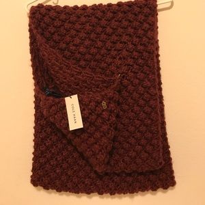 Cole Haan Infinity scarf. Popcorn stitch.