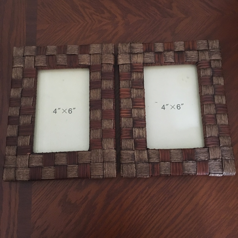 2 4x6 basket weave Frames