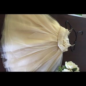 Princess dress creamy color