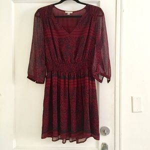 Urban Outfitters Cope Chiffon Mini Dress L