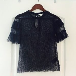 *Brand NEW* Blue lace shirt