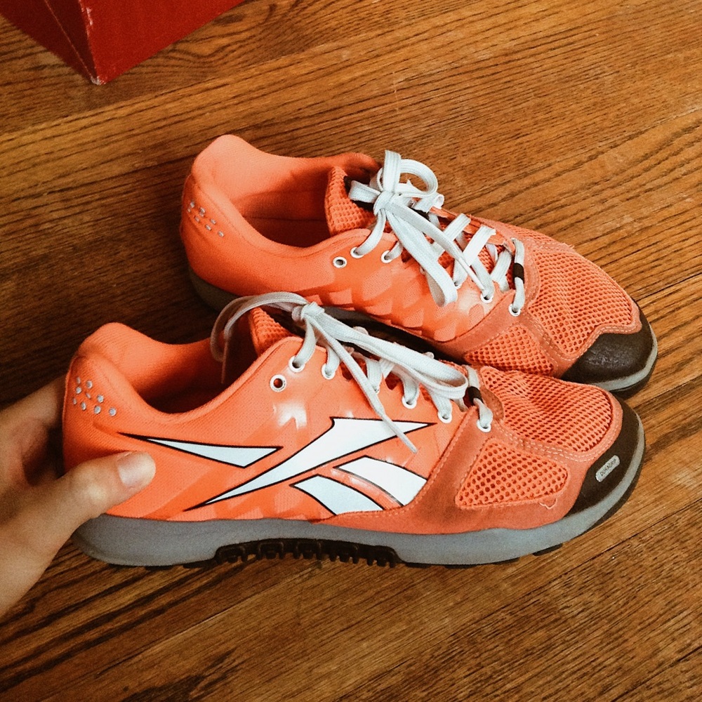 orange Reebok nano 2.0