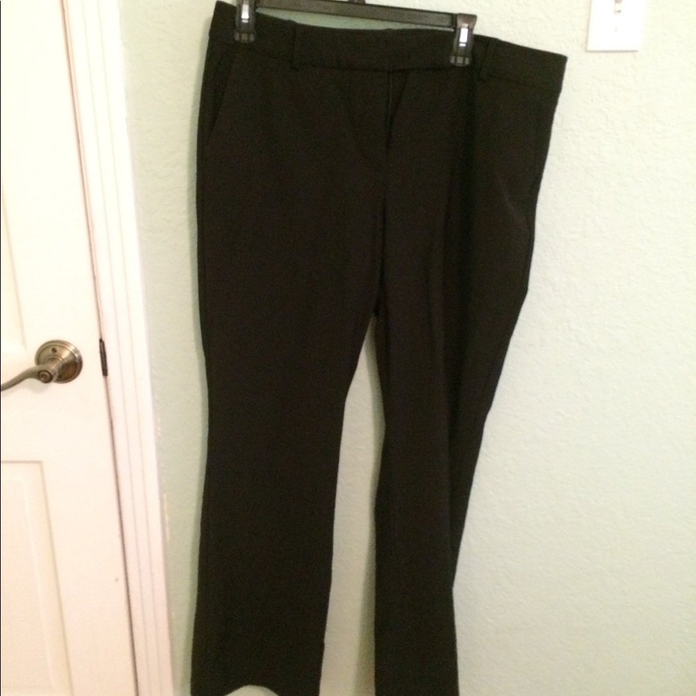 Talbots Black Wide Leg Pants