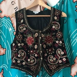Embroidered Vest