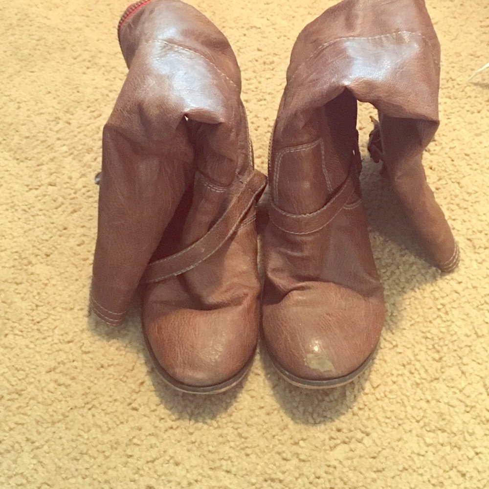 Breckelles brown tall boots