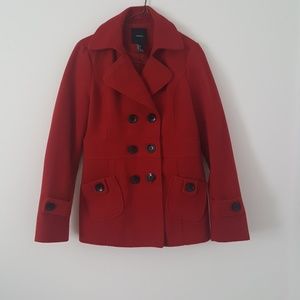 Red forever 21 coat