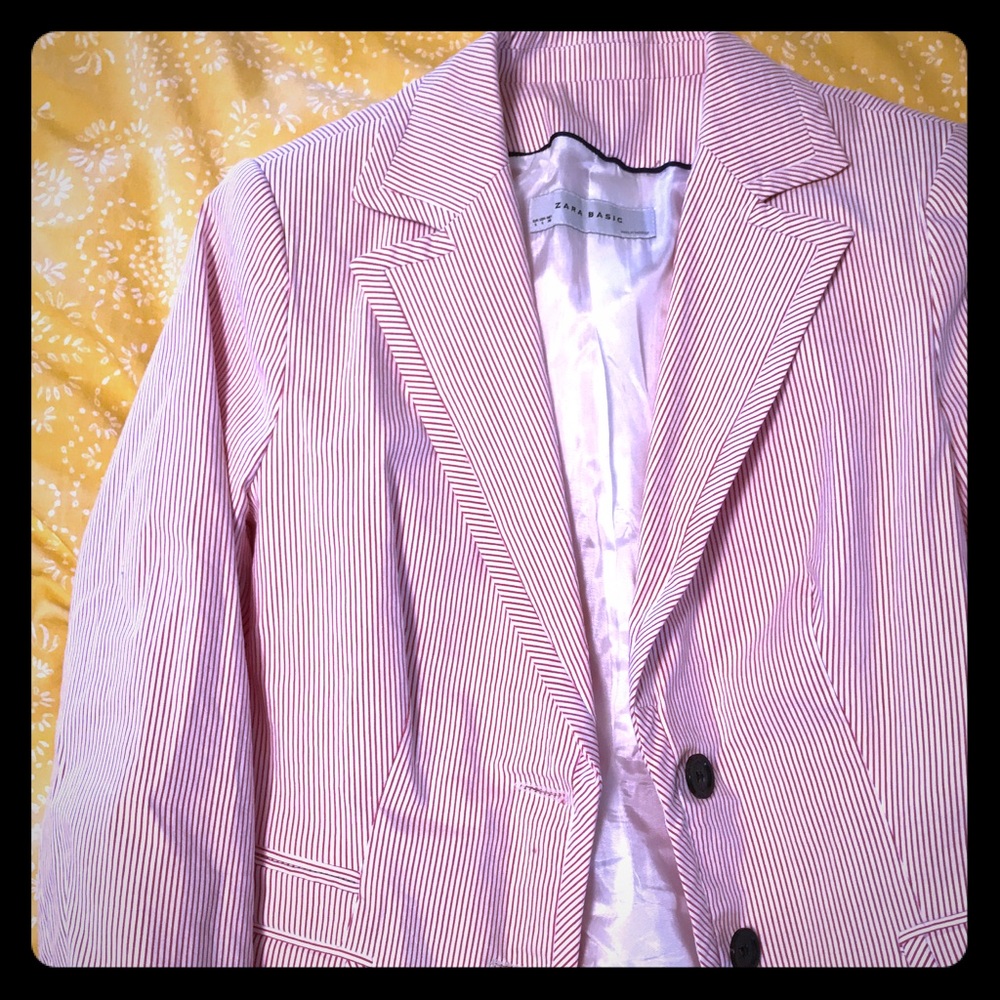 Zara cotton blazer