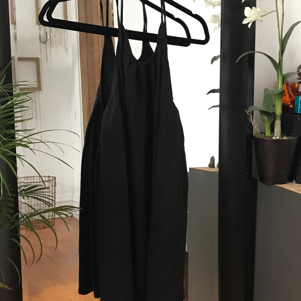 Open back dress