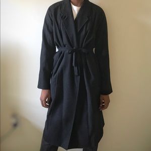 Wool/Cashmere Robe Coat