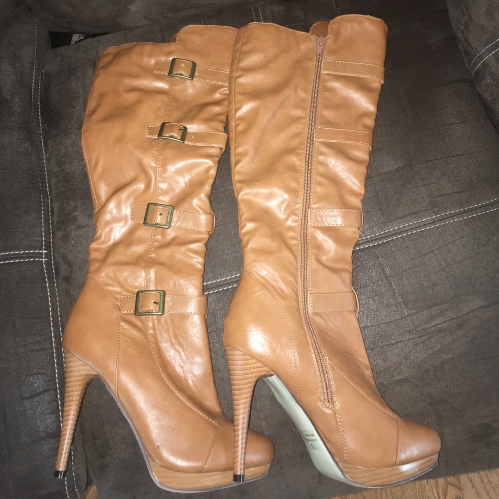 Knee High light brown boots