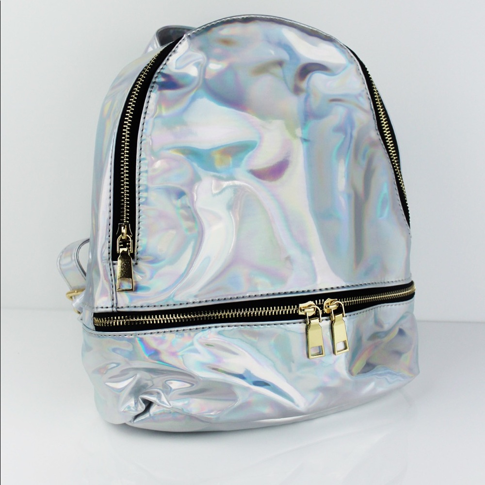 Holographic Mini Backpack