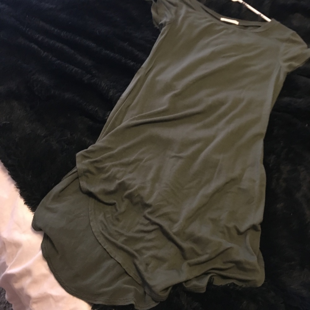 Green tshirt dress