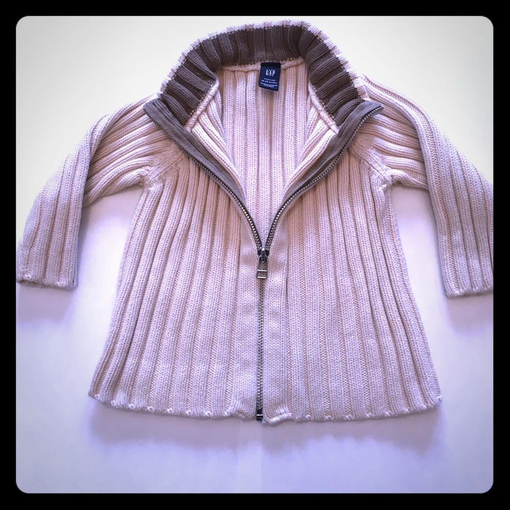 Baby Gap knitted zip-up sweater-toddler boy