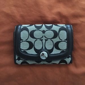 Coach Signature Print Wallet