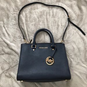 Navy Blue Michael Kors Medium