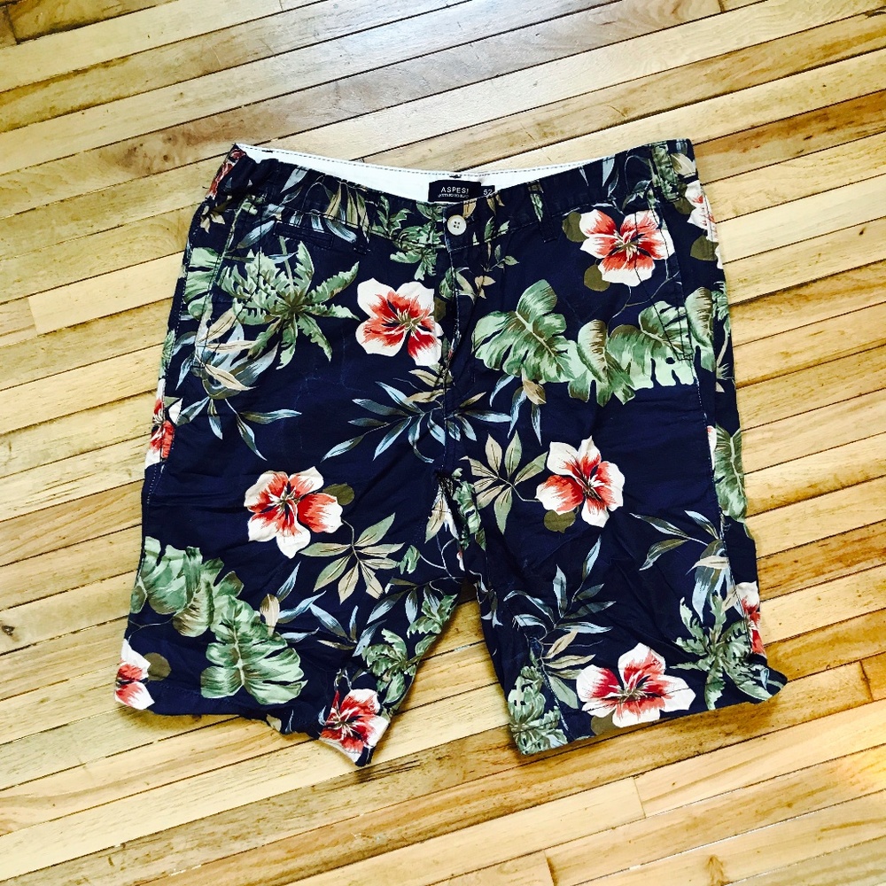 Mens Floral Shorts