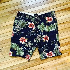 Mens Floral Shorts