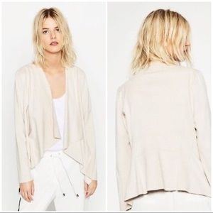 NWOT Zara suedette jacket