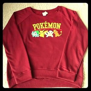 ⚡Flash Sale⚡NWT Burgundy Pokemon Sweater