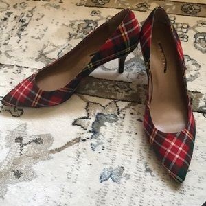 Plaid Talbots heels