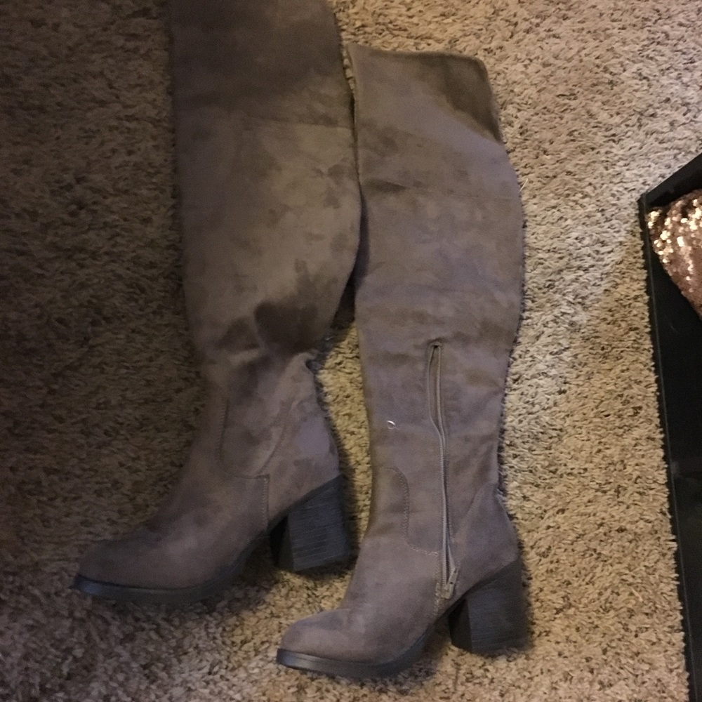 NWOT Over the knee heels