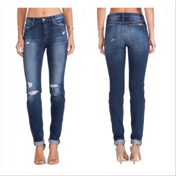 Joe's Jeans Denim - Joe's Jeans High Rise Distressed Skinny Jeans, 32