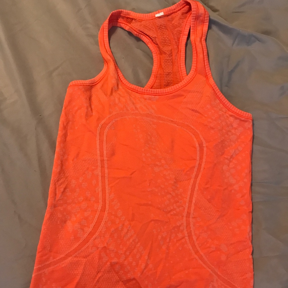 Lululemon Orange Tank Size 4